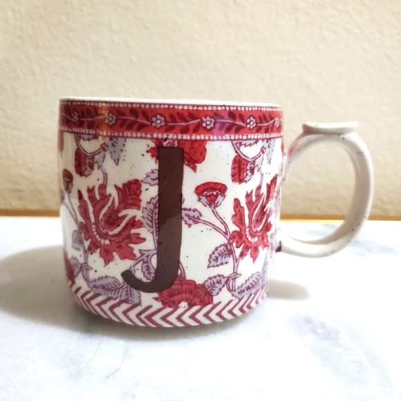 Anthropologie Other - NEW Anthropologie J Floral Speckled Mug